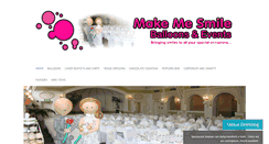 Desktop Screenshot of makemesmileballoons.com